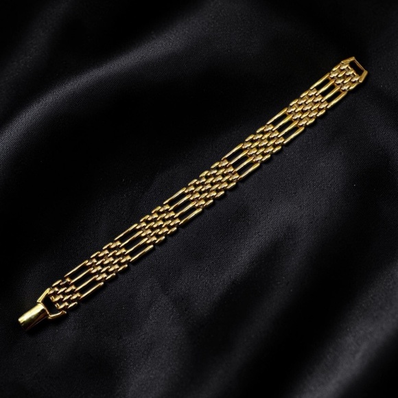 Napier Jewelry - Napier Gold Multi-Row Link Bracelet